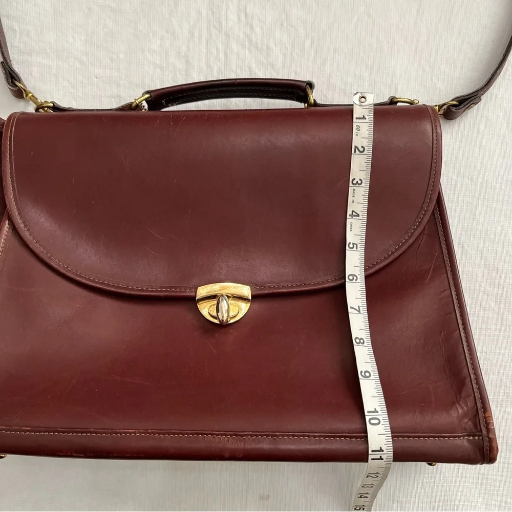 Jack Georges Leather Briefcase Bag